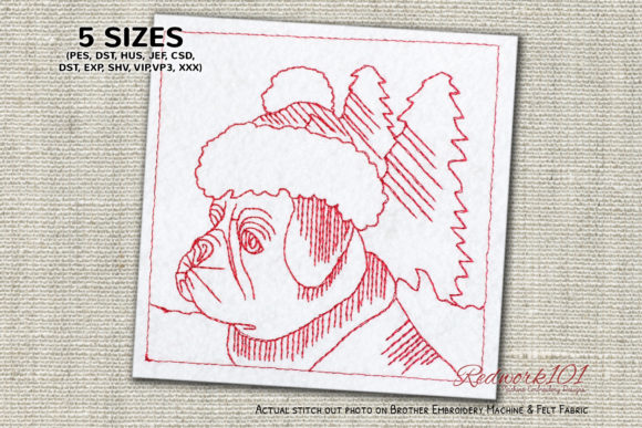 A Christmas Dutch Dog Embroidery Review