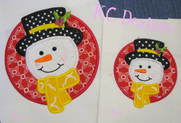 A Designer's Review of the Christmas Snowman Circle Applique