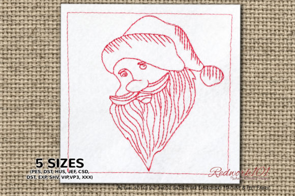 A Designer's Review of the Santaclaus Face Bluework Embroidery