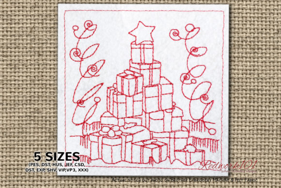 A Professional Review of the Christmas Gifts Tree Machine Embroidery Design