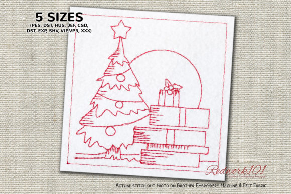 A Real-World Review of the Christmas Tree with Gifts Redwork