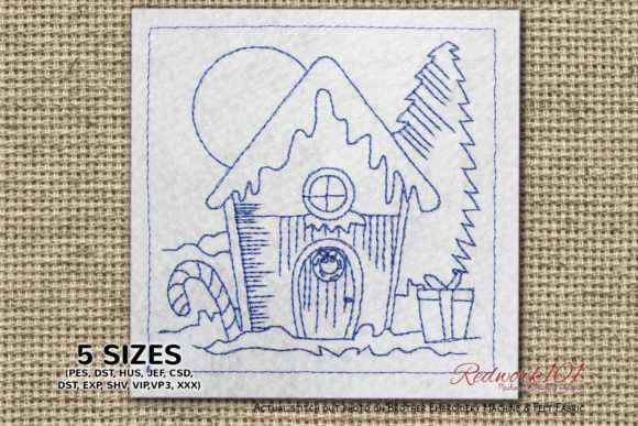 A Warm Review of Santa's Workshop Bluework Embroidery
