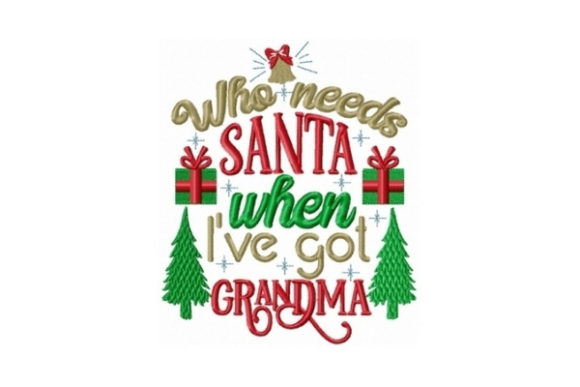 A Warm Review of the 'Who Needs Santa' Embroidery Design