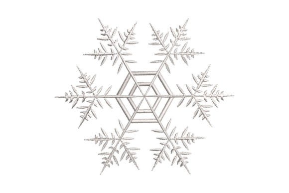 Beautiful Snowflake: A Christmas Embroidery Gem