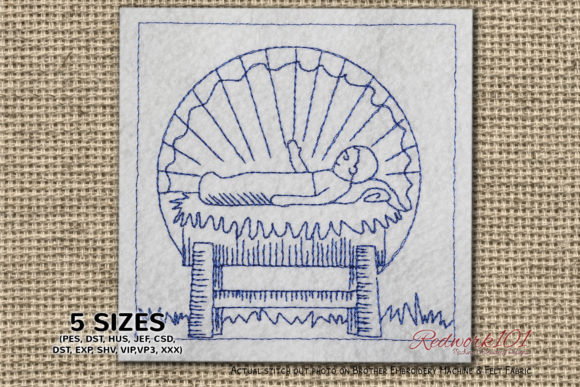 Bethlehem Christmas Bluework: An Embroidery Designer’s Review