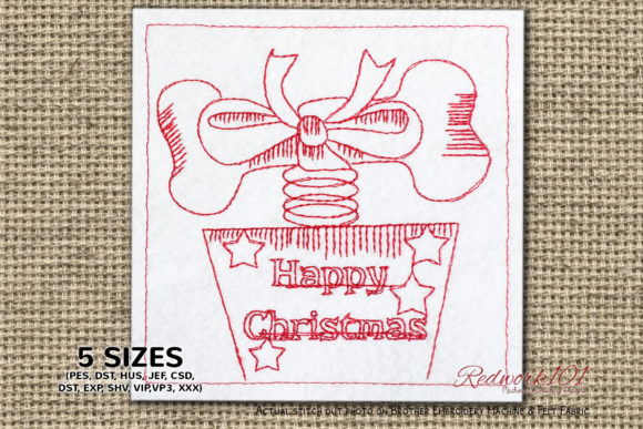 Bone with Red Bow: A Holiday Embroidery Review