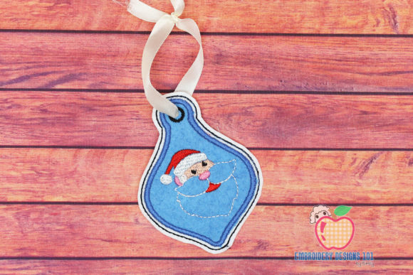Charming Christmas Santa Claus Face Ornament