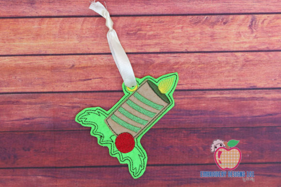 Christmas Candles Embroidery Ornament Review