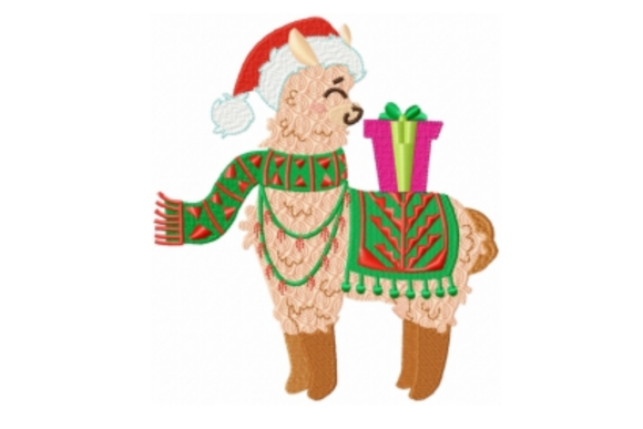 Christmas Llama: A Cute Embroidery Gift Review