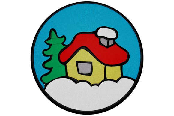 Craft Fair Review: Christmas Little House Embroidery Design