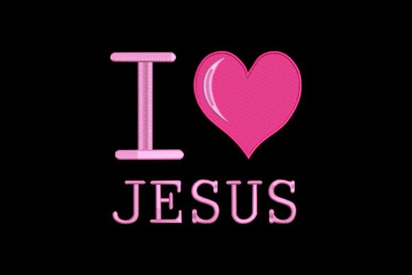 I Love Jesus: A Touch of Faith for Your Holiday Projects