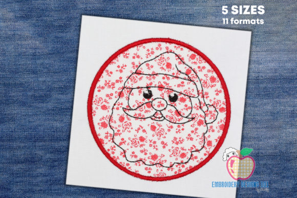 Review: Santa Face in Circle Applique for Holiday Creations