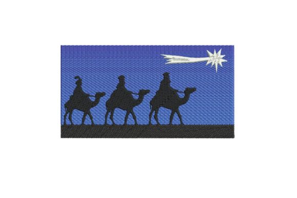 Three Wise Kings Embroidery: A Mystique Holiday Design