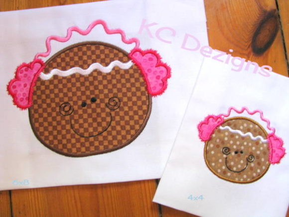 Winter Ginger 02 Applique: A Festive Embroidery Gem